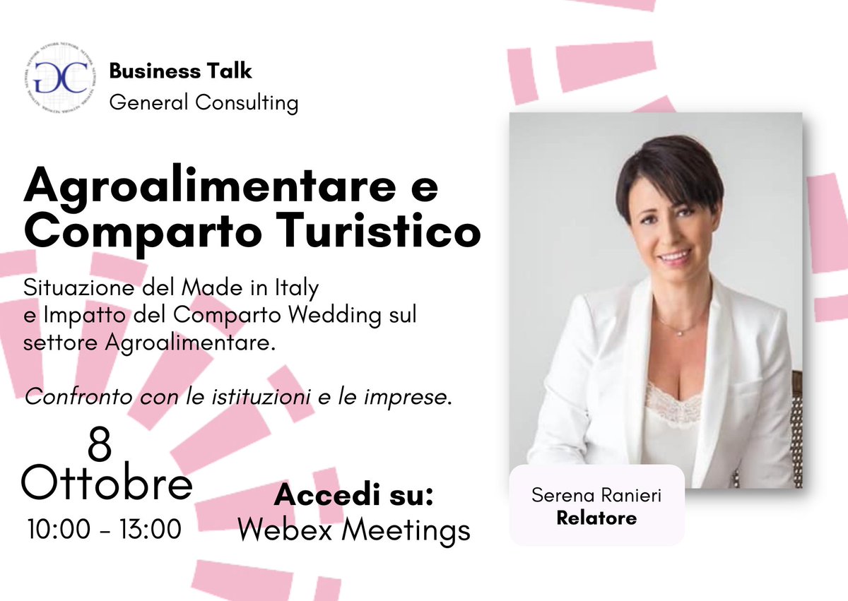 La nostra Presidente @serenaiep1 sarà tra i relatori in questo confronto tra #imprese e #istituzioni, per la #ripartenza anche in ottica di #PNRR.
Grazie a Giuseppe Cavuoti e a GC Network per averci invitato a parlare di #Federmep.

Segui l'evento sulla piattaforma <a href="/Webex/">Webex</a>!