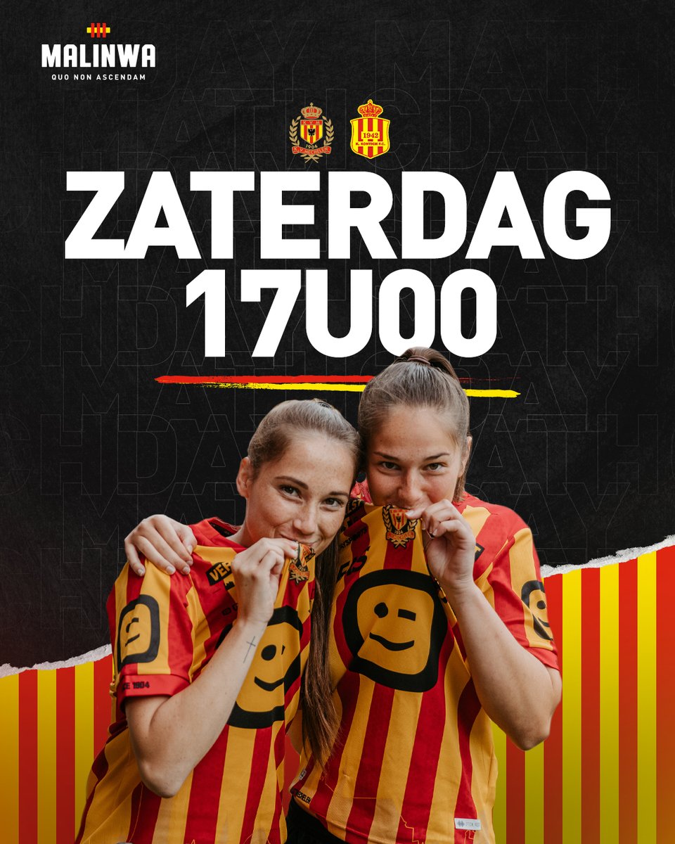 kvmechelen's tweet photo. Geen wedstrijd van onze A-kern dit weekend, wel een topmatch voor onze @kvmechelendames 😍

Ze spelen tegen een ander team dat nog ongeslagen is, @KontichDames.

Inkom is gratis voor abonnees, anders betaal je 5 euro.

⏰ 17u00
📍 KV Mechelen Jeugdacademie https://t.co/ZAPACumkSy