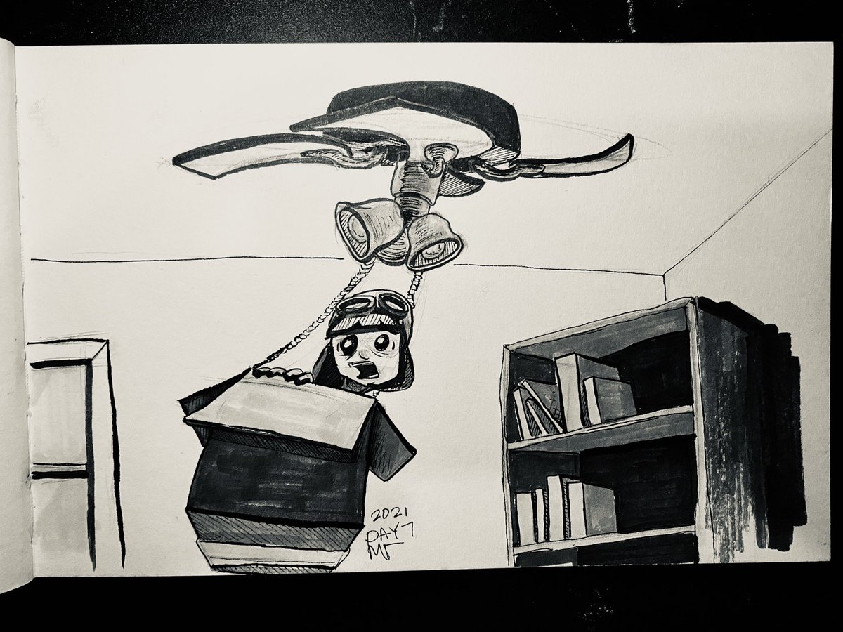 Tru_Dizzle's tweet photo. @inktober @ArtSnacks DAY 7 - FAN https://t.co/CQlzN1WBWv