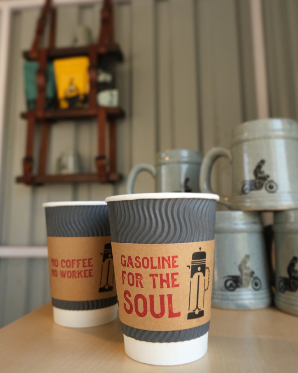 One to start working and one to quench the soul. Head over to our @leopardtrail Moto Café and get yours hot off the press.

P.S. Coffee Mugs still up for grabs exclusively at the Café

#nocoffeenoworkee #gasolineforthesoul #wheeliegoodcoffee #tripmachinecoffee #baristacoffee