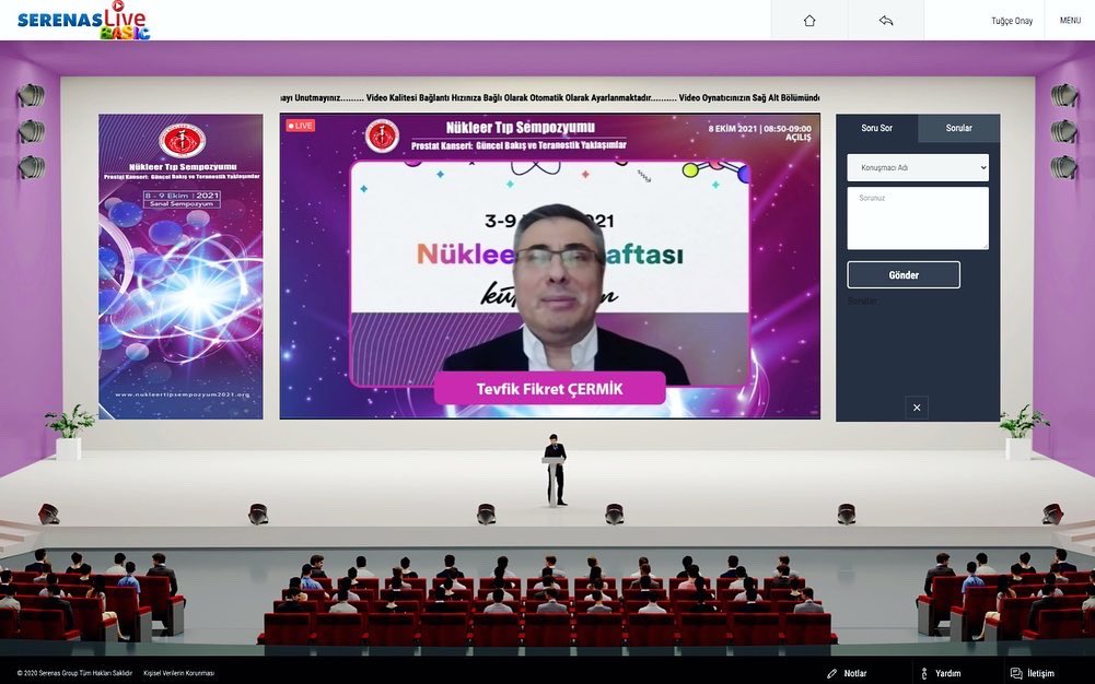 SerenasGroup's tweet image. Türkiye Nükleer Tıp Derneği tarafından 8-9 Ekim 2021 tarihlerinde online olarak gerçekleştirilecek “Nükleer Tıp Sempozyumu” başladı. ✨👍🏻
Sempozyumda, prostat kanserinin tanı ve tedavisine yönelik teranostik yaklaşımlar ele alınacak.

#tsnm #nukleertıp
#serenas #serenasgroup