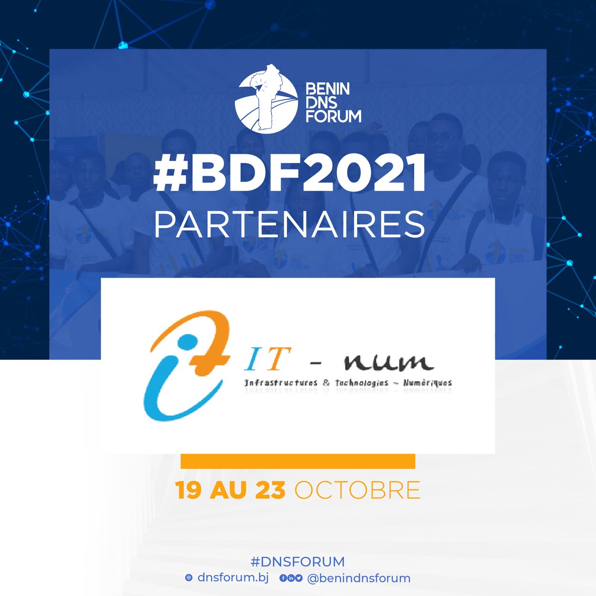 benindnsforum's tweet photo. IT-num est partenaire du Bénin Dns Forum.

IT-num est une entreprise d'ingénierie informatique qui accompagne les entreprises et les particuliers désireux de s'offrir les meilleurs services du domaine. https://t.co/HtycaxSgfz