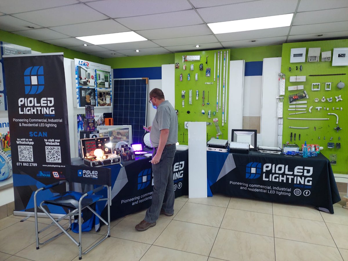 voltexsa's tweet photo. PioLED Lighting is hosting a Breakfast Run at Voltex Witbank this morning.
Everybody is welcome so pop in to see what is on offer.
#Voltex #YourElectricalConnection #VoltexFirst #PioLED #Electrical #Electrician #LED #Lighting #Flood #Witbank https://t.co/8DOLEpCnLH