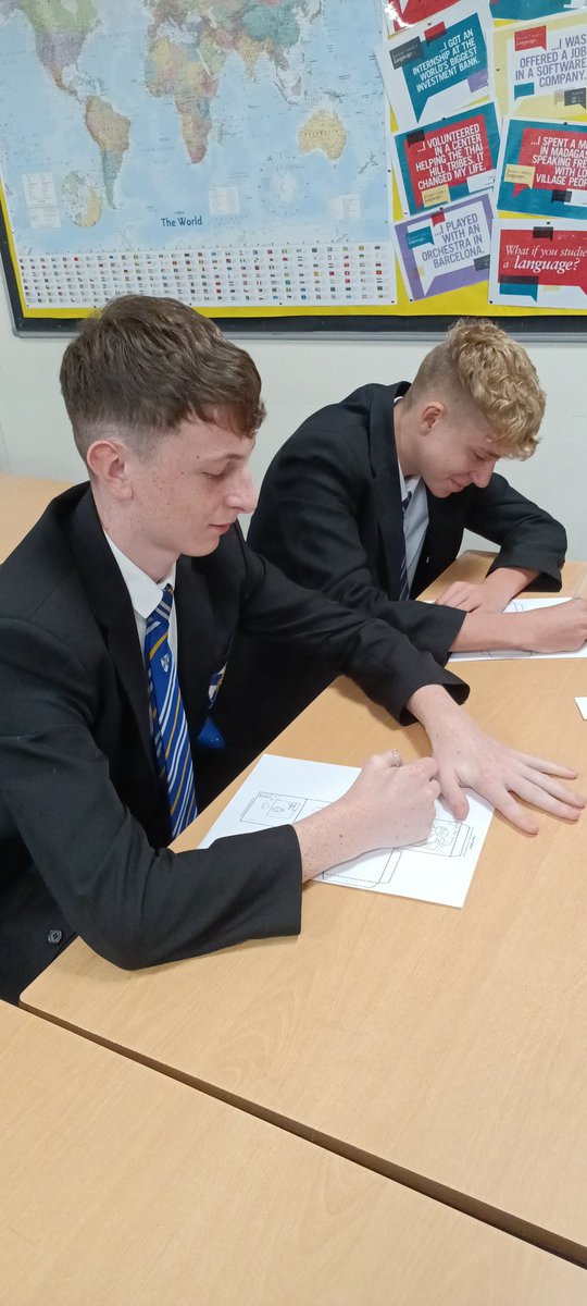 #helloyellow 10.12 working hard on their well-being cubes! <a href="/waleshigh1823/">Wales High Y11- 2022/2023</a>