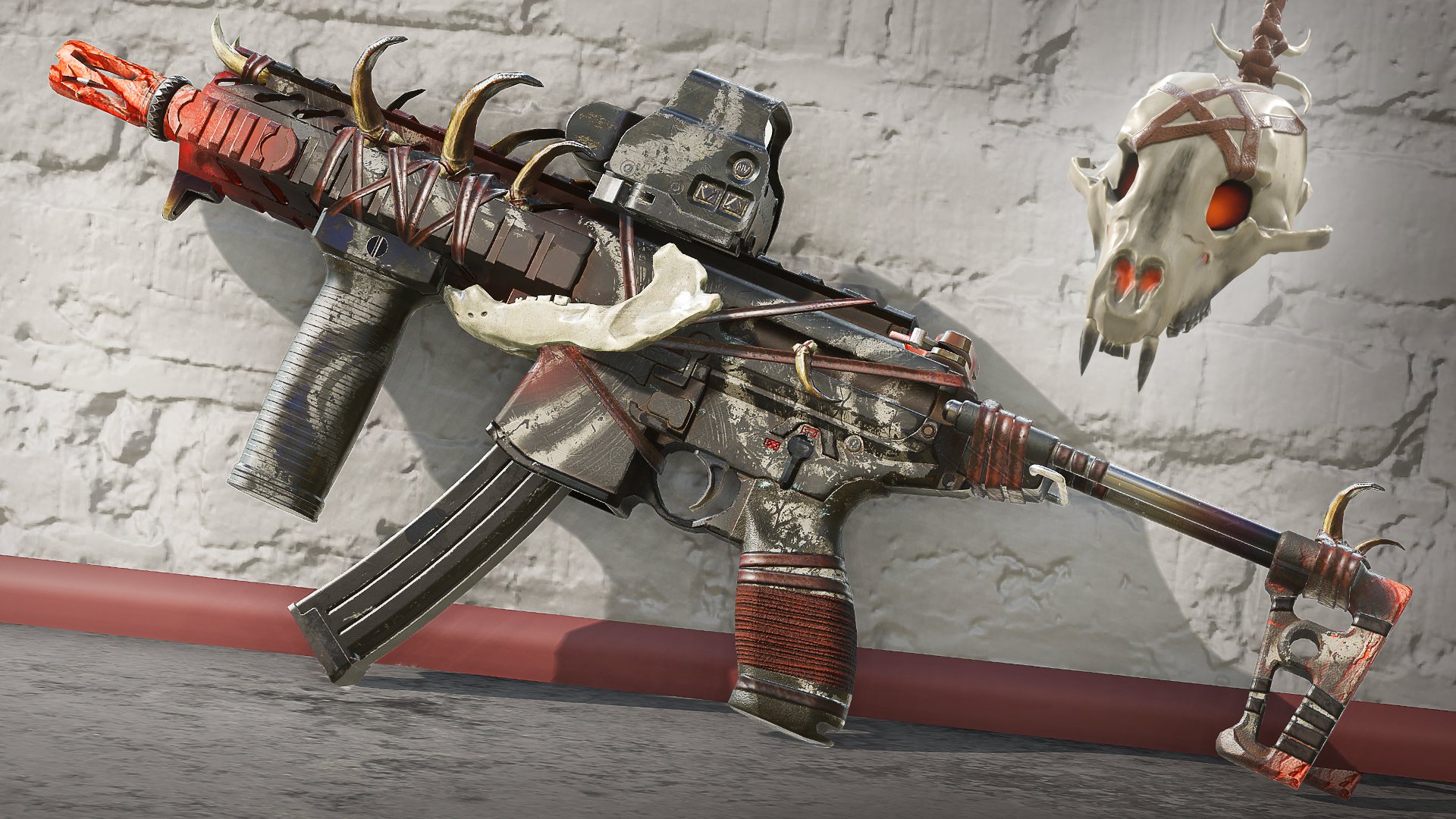 レインボーシックス公式 Mpx ベアボーンズ のウェポン アタッチメントスキンと チャーム 自然の死骸 を1680 R6 クレジットでゲットしよう いまいちコーディネートがキマらない そんな時のアクセントに最適 レイボーシックスシージ T