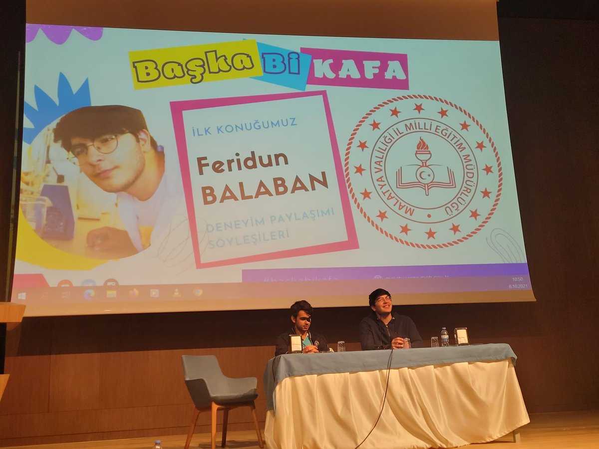 MalatyaMem's tweet photo. İl Müdürlüğümüzce hazırlanan "Başka Bi Kafa" projesi kapsamında bugün Arapgir Kerem Aydınlar Fen Lisesi öğrencileri ile buluştuk.Feridun BALABAN ile bilim üzerine bir söyleşi gerçekleştirildi. Ayrıca öğrencilerimize müzik dinletisi gerçekleştirdik. @KanbayBattal https://t.co/EmO9awFMRQ