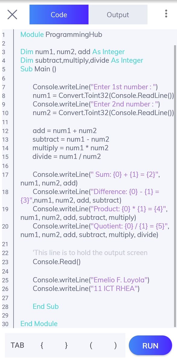 lio2wavy's tweet image. sobrang nakakaiyak magtype ng code,wala na bang mas hihirap dyan😭😭😭
#ICT #netprogramming