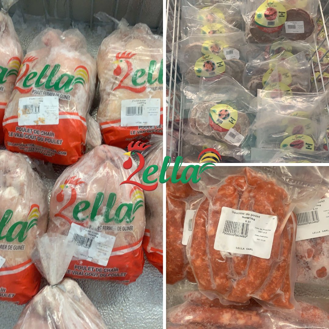 lella2017's tweet photo. Hello mes Lella lovers😊, on tient à vous informer que tous nos produits sont de nouveau disponible.
------------------------
👉1kg de poulet =55 000 gnf
👉1kg de saucisse de poulet =115 000 gnf
👉1kg de burger =90 000 gnf
Faites-vous livrer rapidement
#charcuterie #pouletbio https://t.co/k8QDf24VYX