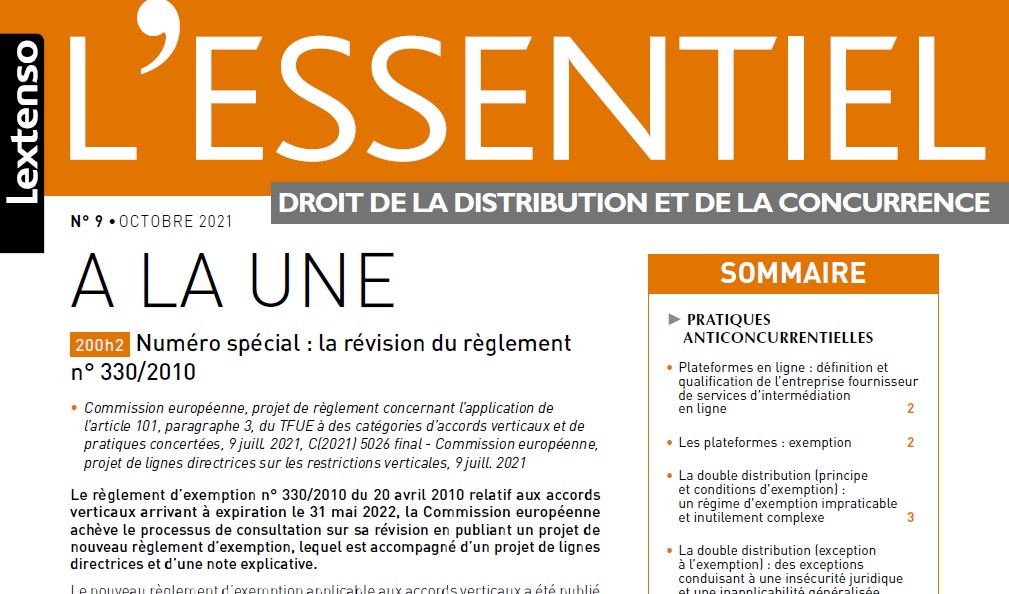 [Restrictions verticales] 🔥Retrouvez 13 commentaires sur les projets de la Commission <a href="/UEFrance/">Commission européenne 🇪🇺</a> de nouveau règlement d'exemption et de lignes directrices 👉lext.so/89DB_g