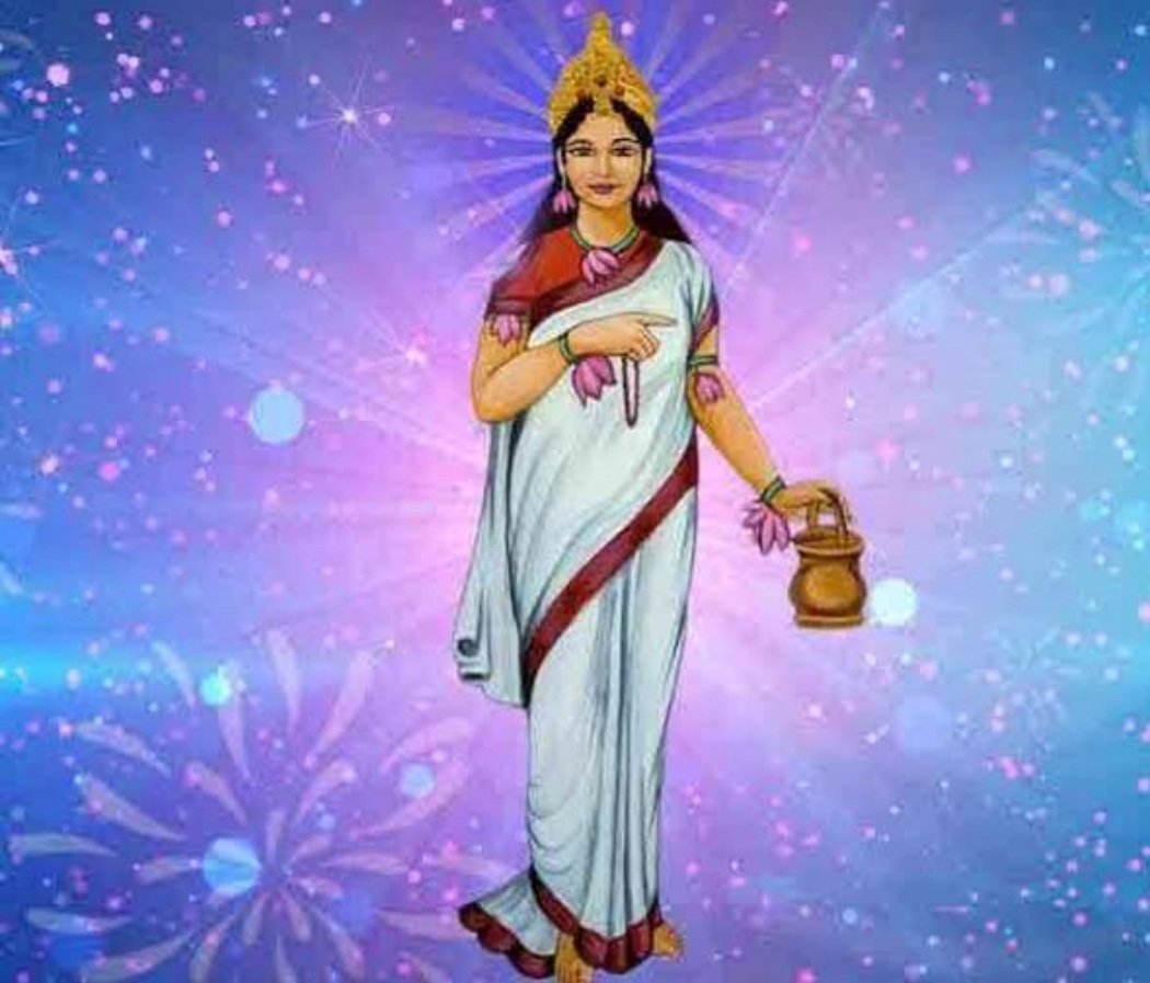 माता ब्रह्मचारिणी, अर्थात् -  शुभता, पवित्रता, तप, संयम और सदाचरण की शक्ति।

हमारे सभी देवी-देवता भिन्न-भिन्न शक्तियों और गुणों के प्रतीकस्वरूप होते हैं, जिससे उनकी आराधना करने से वैसे गुण और शक्तियों का प्रादुर्भाव हमारे भीतर होता है। 

नवरात्रि पर्व की हार्दिक शुभकामनाओं सहित..