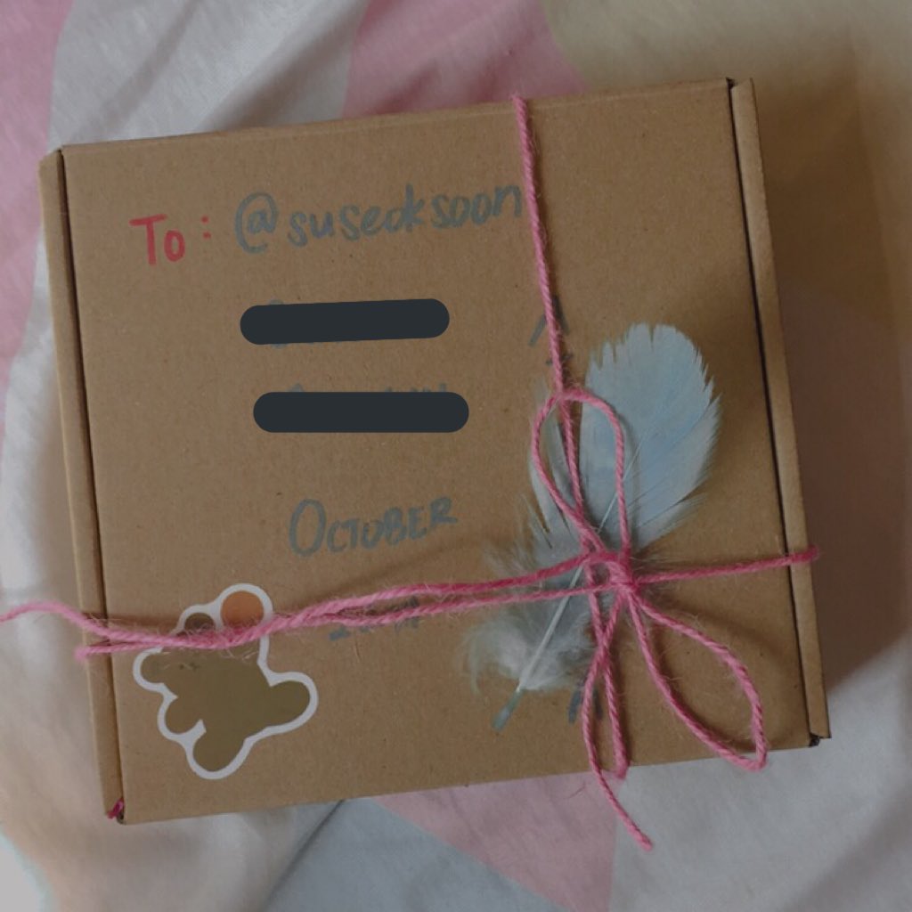 suseoksoon's tweet photo. 1/2 seoksoon hare tc completed!✅

Thank you @avotato_ @SSheep03 for the cute packaging &amp; the generous amount of freebies 🥺❤️ https://t.co/JkUi4L32VP