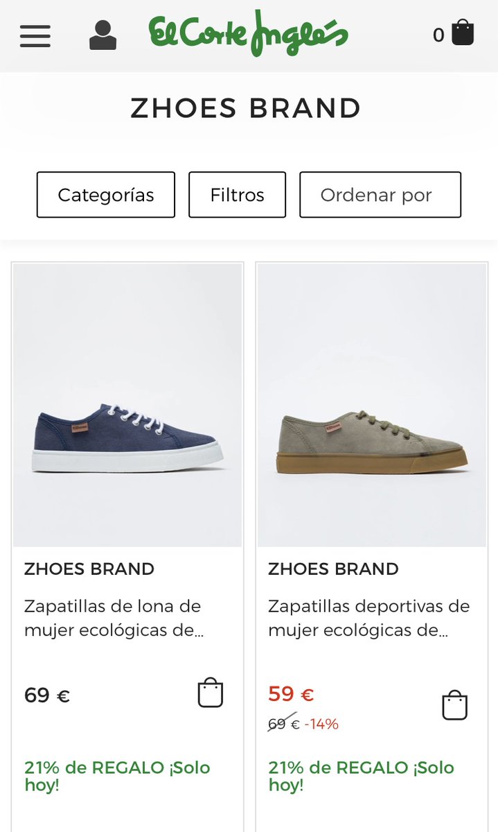 ZhoesBrand's tweet photo. ¡YA CAMINAMOS JUNTOS!

Encuentra nuestras zapatillas ecológicas en El Corte Inglés: https://t.co/tdq04eNBJu
Después de meses de trabajo por fin podemos decirlo, ya caminamos juntosDisfruta de todas las facilidades a la hora de comprar tus Zhoes.

#elcorteingles #elcorteinglés https://t.co/9TZ6Kn1G6c