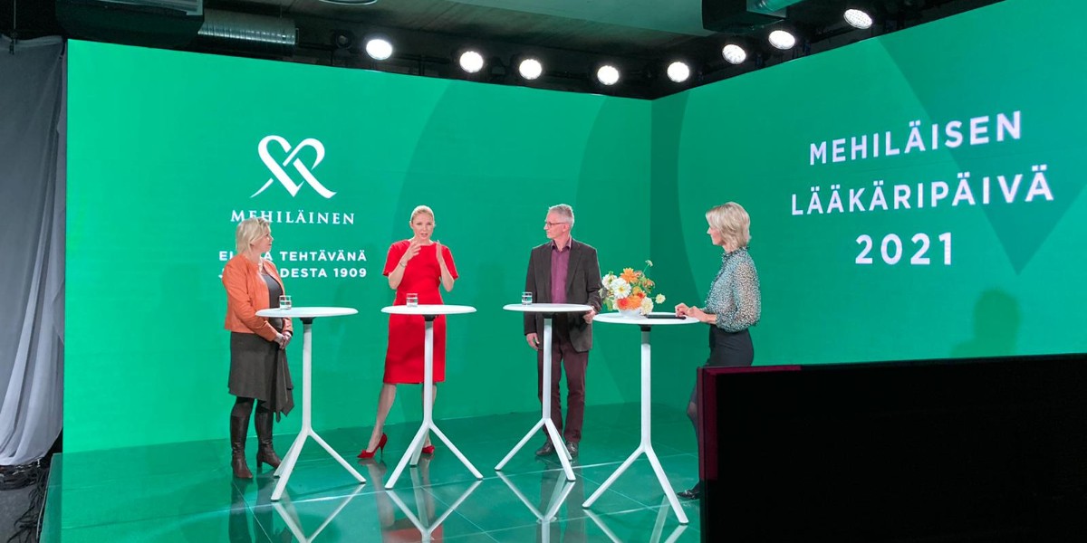MehilainenOy's tweet photo. Mehiläisen Lääkäripäivä 2021 on käynnissä! Tapahtuma järjestetään tänä vuonna virtuaalisena ja ohjelmalinjojen teemat on suunnattu erityisesti yleislääkäreille, työterveyslääkäreille, hammaslääkäreille, gynekologeille ja psykiatreille. #elämätehtävänä #lääkäripäivä2021 https://t.co/79U7Hm0gRS