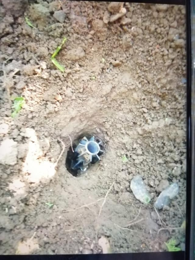 spring21MM's tweet photo. Military Terrorists Troops Randomly Opened fire &amp; Fired Artillery Shells along the road on their way to #Kalay from #Gantgaw on Oct 8 morning.A artillery shell Fell into a Baptist Church in #Chaungkwa village where villagers are hiding &amp; Exploded in a park of the Church
#Oct8Coup https://t.co/oQbfSuo1l5