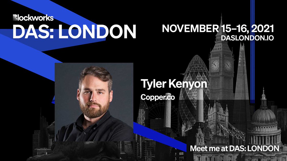 What better way to cap off the 2021 return of in-person events than with #DASLondon! Looking forward to seeing the whole @Blockworks_ crew. @JasonYanowitz @MichaelIppo @themuroff