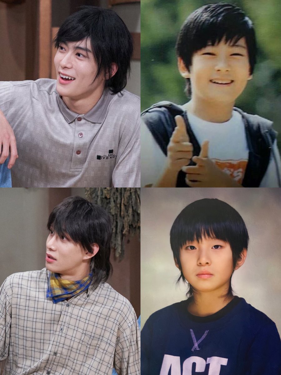 ทรงผมเดียวกับตอนเด็กเลยอะ