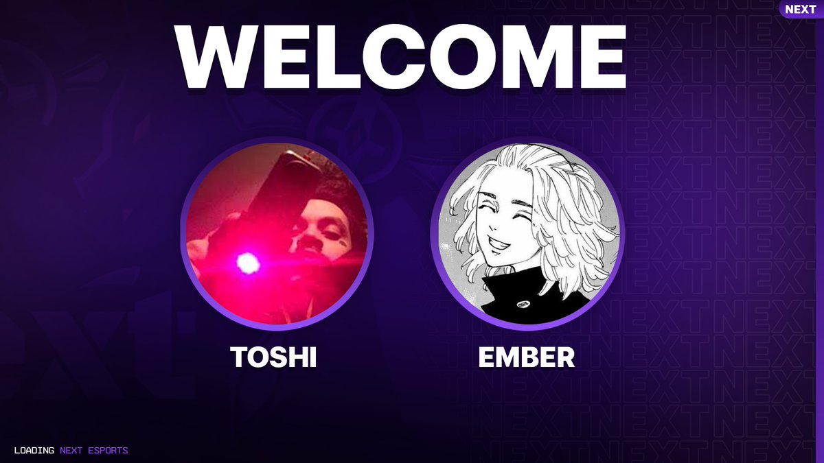 Welcome to the team!

NEXT <a href="/toshifn1/">Toshi</a>
NEXT <a href="/actuallyember/">ember</a>

#NextLevel