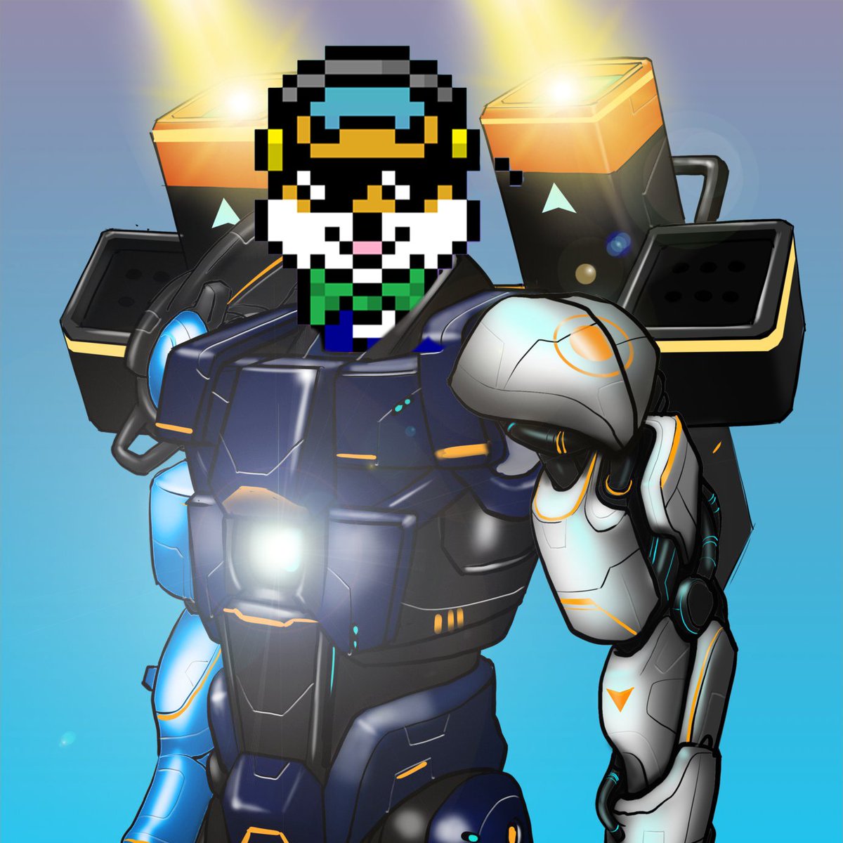HeyNat's tweet photo. #MechFusion is open!! Leave your photo of Mech and another NFT below for a free fusion!! @MechNFTs 
#WeGunnaMechIt https://t.co/kvPMUiv3jO