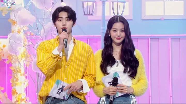 JLSUPREMACY_'s tweet photo. Sunghoon &amp; Wonyoung's Outfit today #WelcomeMCWonHoon https://t.co/IuVgk5tp9A