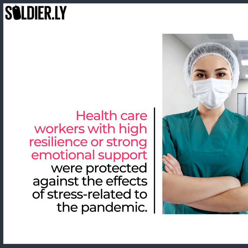 Soldier_ly's tweet photo. 🔎 A Mount Sinai study discovered that high emotional support or high resilience helped how health care workers perceive stress and how their bodies are physically affected by stress brought on by the pandemic.

#Soldierly #Covid19 #Pandemic #EmotionalSupport https://t.co/QaClwnwtGU