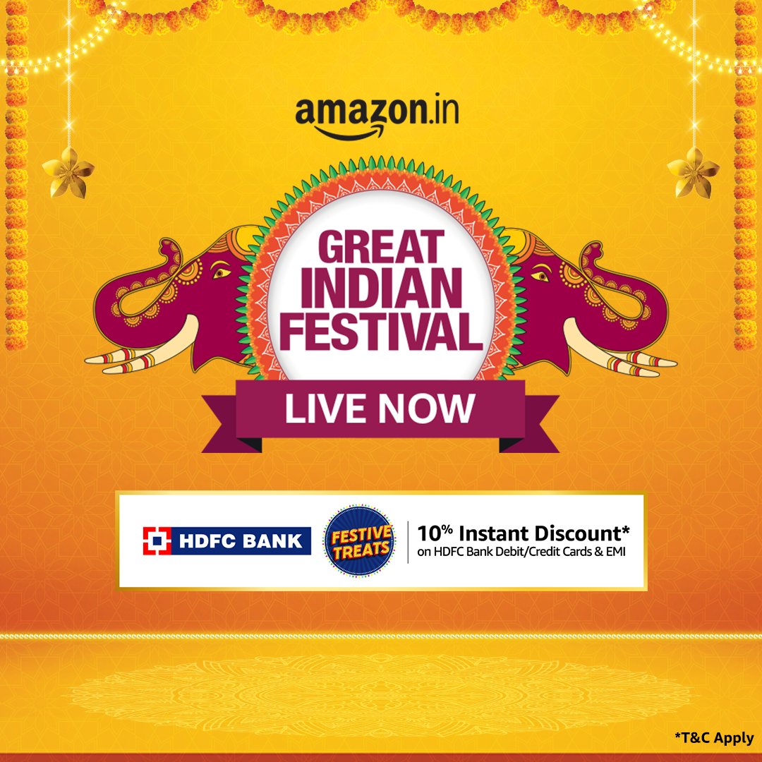 It’s raining big deals on all your favourite brands at the #AmazonGreatIndianFestival

So what are you waiting for? 

Add your #BoxesOfHappiness to cart now! 

Shop here: amazon.in