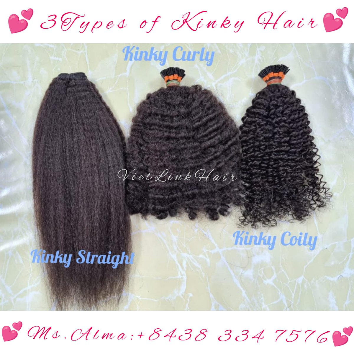 💕Kinky Straight&amp;KinkyCurly&amp;KinkyCoily💕
Ms.Alma:+8438334 7576❤️
VietLink Hair Company
#kinkystraight #kinkycurly #kinklycoily
#burmesecurly
#vietnamesestraight