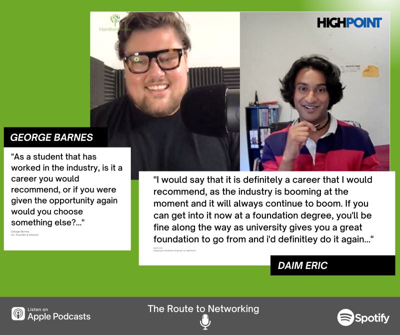 Hamilton_Barnes's tweet photo. Episode12 of #TheRoutetoNetworking #podcast with guest University student Daim Eric @HighPoint is now live🎙
Spotify:
https://t.co/7jhcNqrmfP
Apple Podcasts:
https://t.co/vRTXh781bN
#networking #highpoint #hamiltonbarnes #networkingengineer #motivation #tech #university #graduate https://t.co/WrMq7oidfb