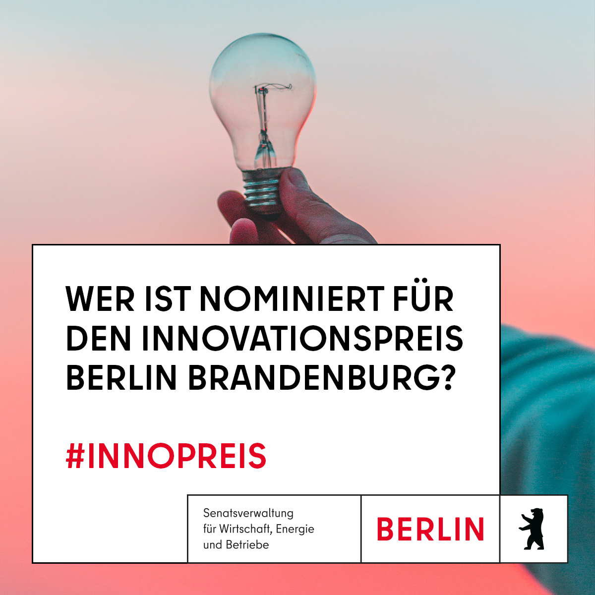SenWiEnBe's tweet photo. 168 Bewerbungen gab es für den #Innopreis Berlin Brandenburg! Nominiert sind: #Auxolar, @better_eco, #craftdrive, #DeepSpin, @DryadNetworks, @gestaltrobotics, #HPShomepowersolutions, @KNAUER_HPLC, #LUM & #Seqana. Der Preis macht kreative Lösungen groß & präsentiert Innovationen. https://t.co/NPZzZm1D8f