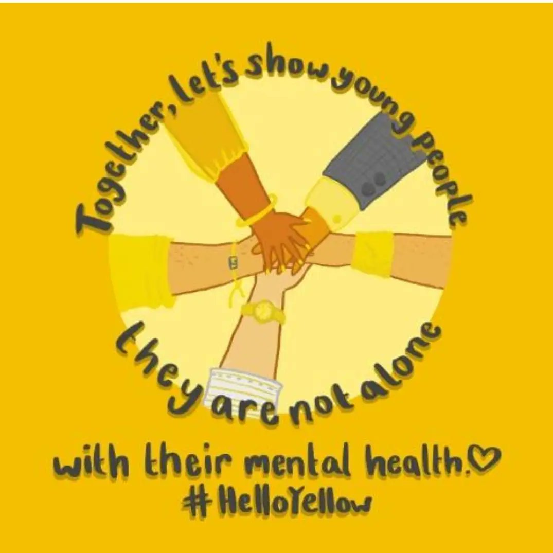 The children in our school may be young but we still have a Mental Health First Aider to support pupils, parents and staff alike. We are lucky. Let's show young people they are NEVER alone with their Mental Health 💛