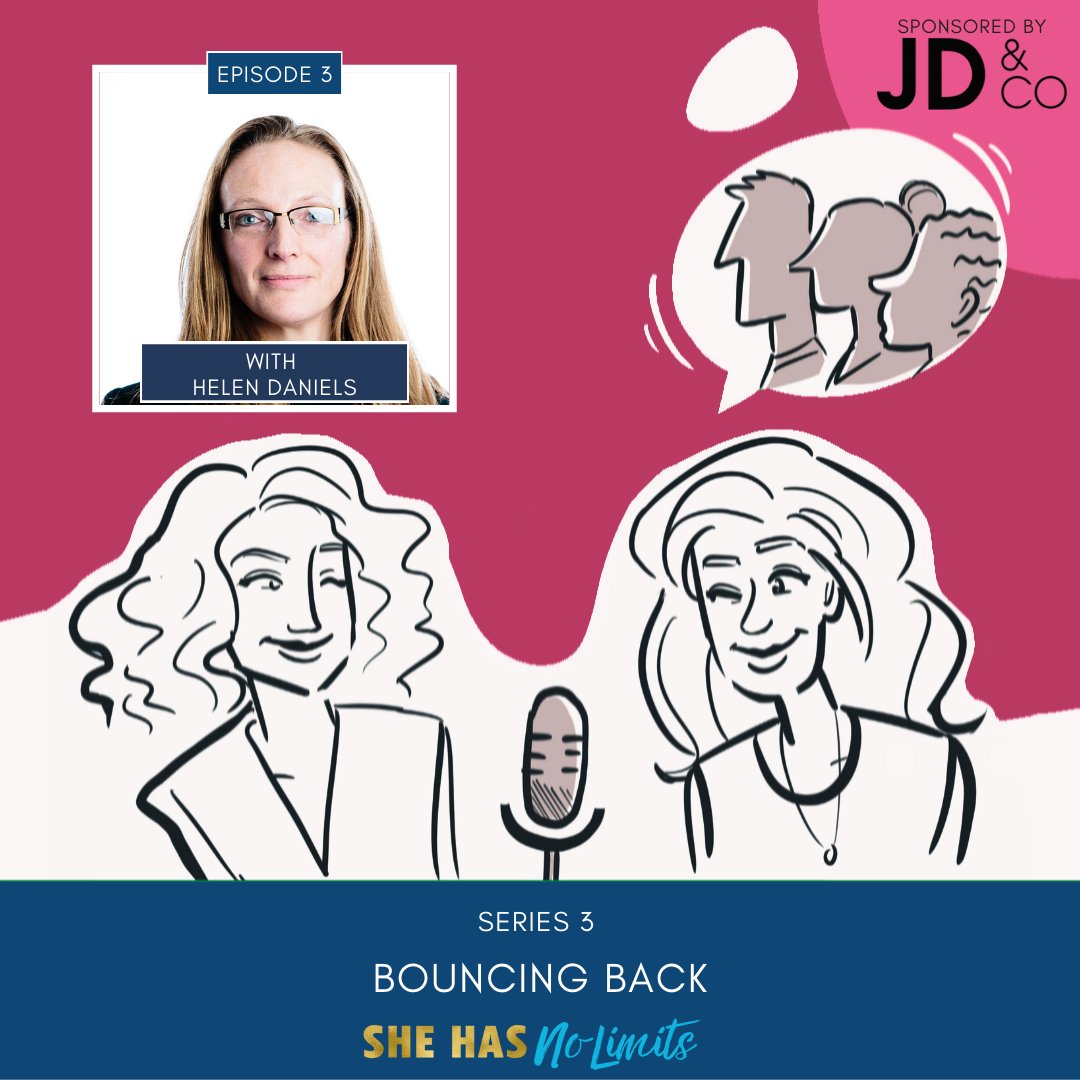 Here it is folks, the 3rd episode of She Has No Limits *THE* Podcast S3!

We are honoured to hear about Helen Daniels' heartfelt story of courage and resilience! ❤️

Listen on Spotify, Apple or Google Podcasts, Stitcher or at ow.ly/tMp150GlspZ
