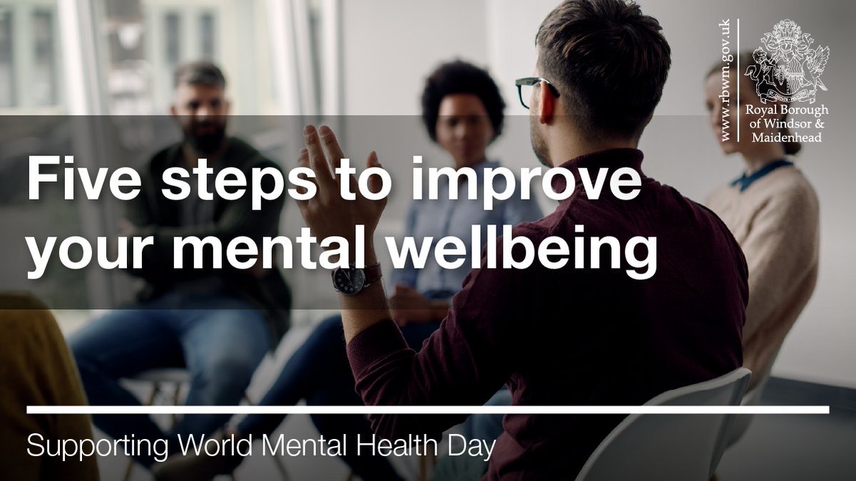 Mental health is as important as physical health. The NHS recommends five steps to improve your mental wellbeing. Visit bit.ly/3ida8UU for more. 

#SelfHelp #MentalHealthMatters