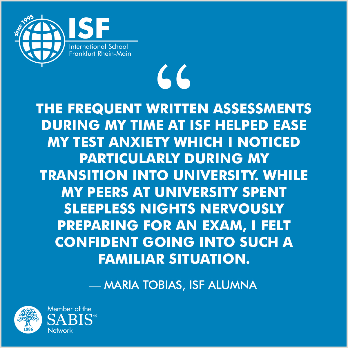Having confidence, effective study habits, and time management skills are important to continuing the educational journey beyond school. ISF students have been known to transition smoothly into university and handle work loads effectively as a result of these skills 🎓