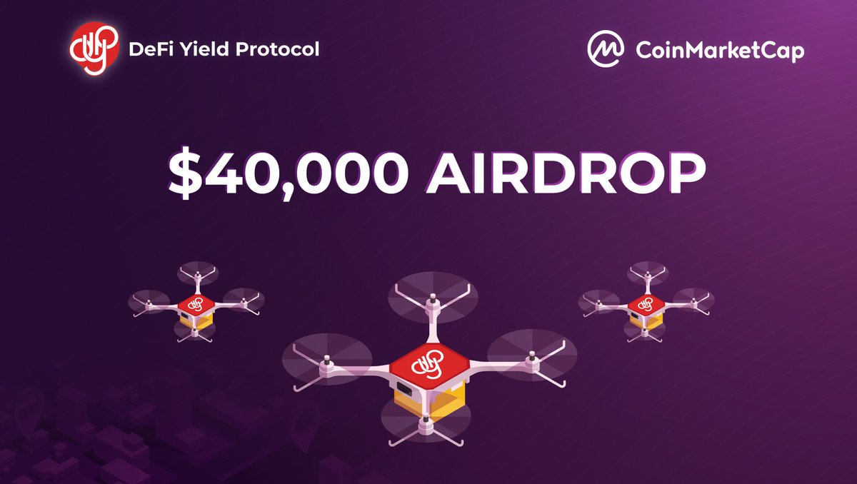🔥 $40,000 Airdrop on @CoinMarketCap Enter to win: ✅Follow @dypfinance and @CoinMarketCap ✅Join t.me/dypfinance and t.me/dypannouncemen… ✅Like and Retweet Join the full Airdrop at CMC👇 coinmarketcap.com/currencies/def…