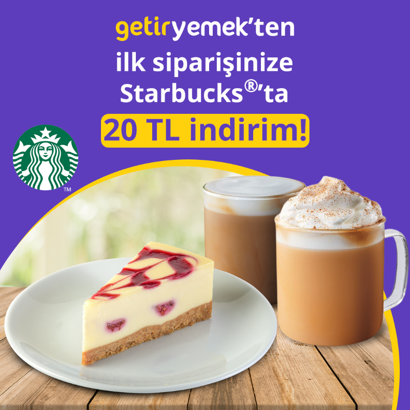GetirYemek's tweet photo. 😋 GetirYemek’ten vereceğiniz ilk siparişe, seçili restoranlarda 20 TL indirim sizi bekliyor 💜🤩