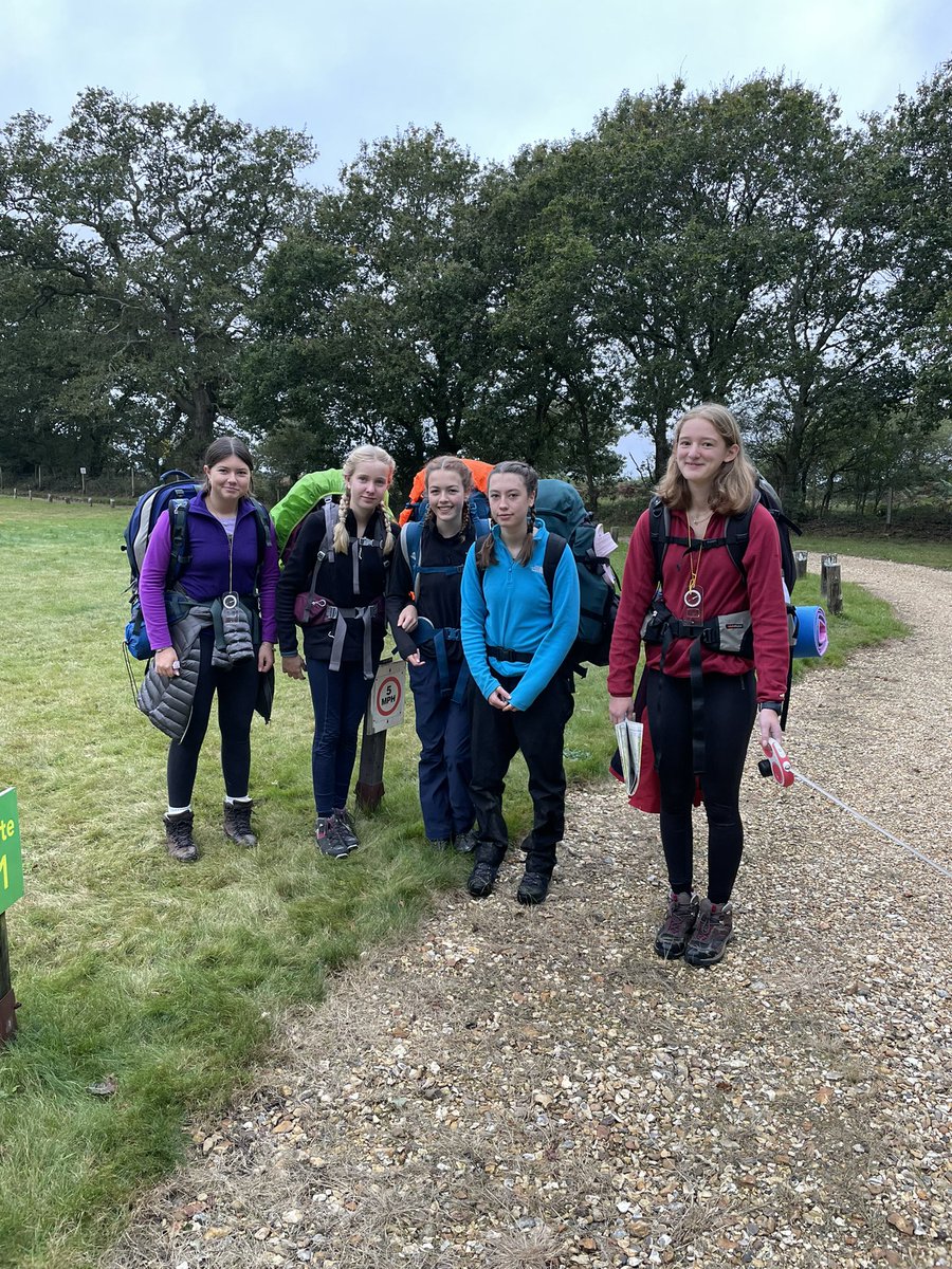 our Silver Duke of Edinburgh pupils ready for their final day of walking around the New Forest!🥳🏕🌟<a href="/adventures_grid/">Off Grid Adventures</a> <a href="/KewHouseSchool/">Kew House School</a>