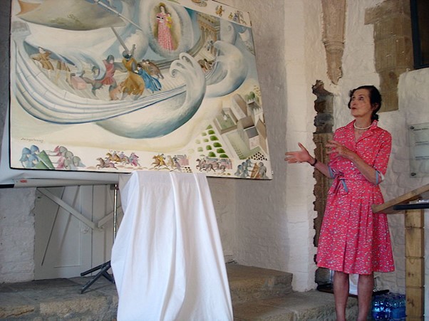 kilkennyday's tweet image. Ros Tapestry embroiderers are currently working on the final 15th ‘The Battle of the Kingdom of Ossory’ panel at @HouseRothe 
Hear an inspiring talk by the artist Ann Griffin Bernstorff, researcher historian and designer Sun at 2pm.
Tickets 👉watergatetheatre.ie/kilkenny-day/
#KilkennyDay