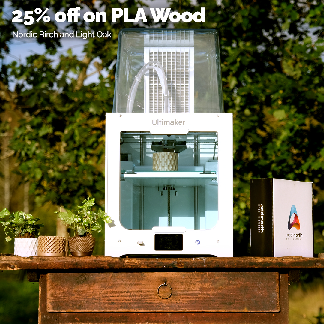 PLA Wood is produced without any compromises and does not require a larger nozzle to compensate for any material flow issues.

Therefore, you have the possibility to print with great details and a amazing surface finish for that natural look!🌳

#addnorth3d #plawood #3Dprinting