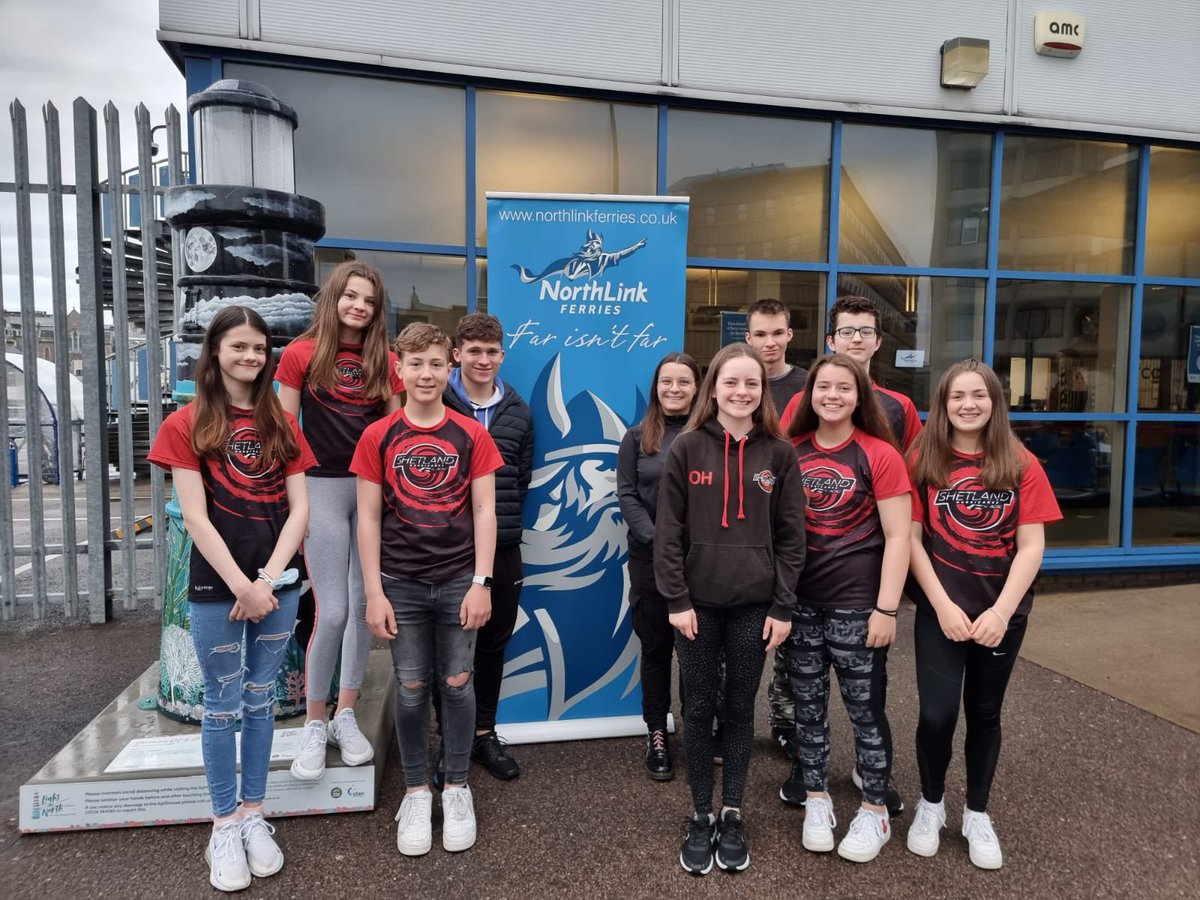 Great to be back in Aberdeen for the <a href="/SASANorth/">SASA North District</a> Autumn Champs Round 1 at ASV this weekend. Good luck Cerys, Morgan, Tyler, Magnus, Freya, Orla, Noah, Rhona, Robbie, Brooke. Our thanks to <a href="/NLFerries/">NorthLink Ferries</a> for their ongoing support of swimming in Shetland. 
<a href="/ScottishSwim/">Scottish Swimming</a> 
<a href="/sportscotland/">sportscotland</a>