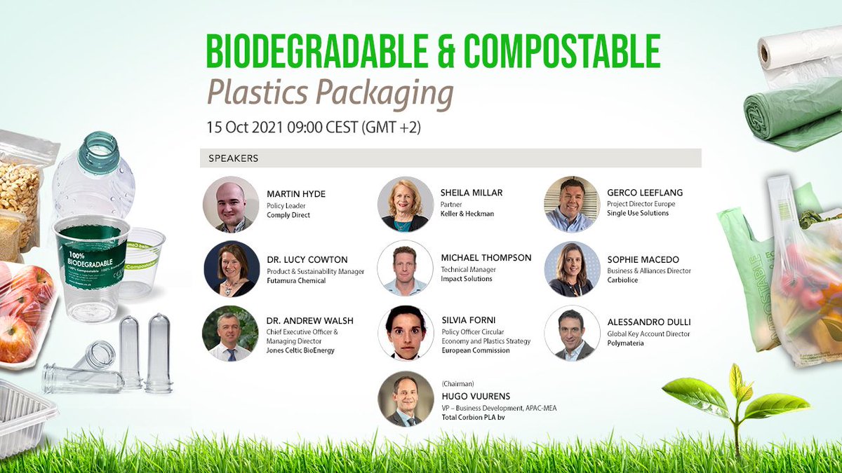 carbiolice's tweet photo. [ AGENDA 📅 ]
@MacedoSophie1, Business &amp; Partnerships Director of #Carbiolice, speaks at the virtual meet "Biodegradable &amp; Compostable Plastics Packaging" organized by @CMTconferences.
📍See you online at 1:50 p.m. 
Registration ➡ https://t.co/JS8tLi0gwf https://t.co/i1YDZh3qvT