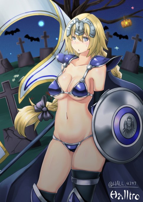 #FGO
ブレイブエレちゃん出た時に描いたジャンヌ

これ5年前ってこわ。 