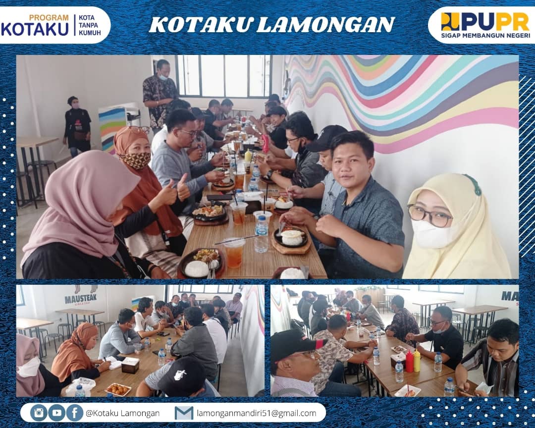osp3jatim's tweet photo. Giat pada hari ini KOTAKU LAMONGAN. Melaksanakan Kegiatan Rakor All Team Kotaku Lamoongan mengenai 1. Evkin Fasilitator Triwulan ke 3 tahun 2021. 2. Persiapan Monitoring Tim Balain Provinsi dan OSP 3 Jatim. Dan diakhiri dengan makan bersama. https://t.co/h6lmtc1cgP