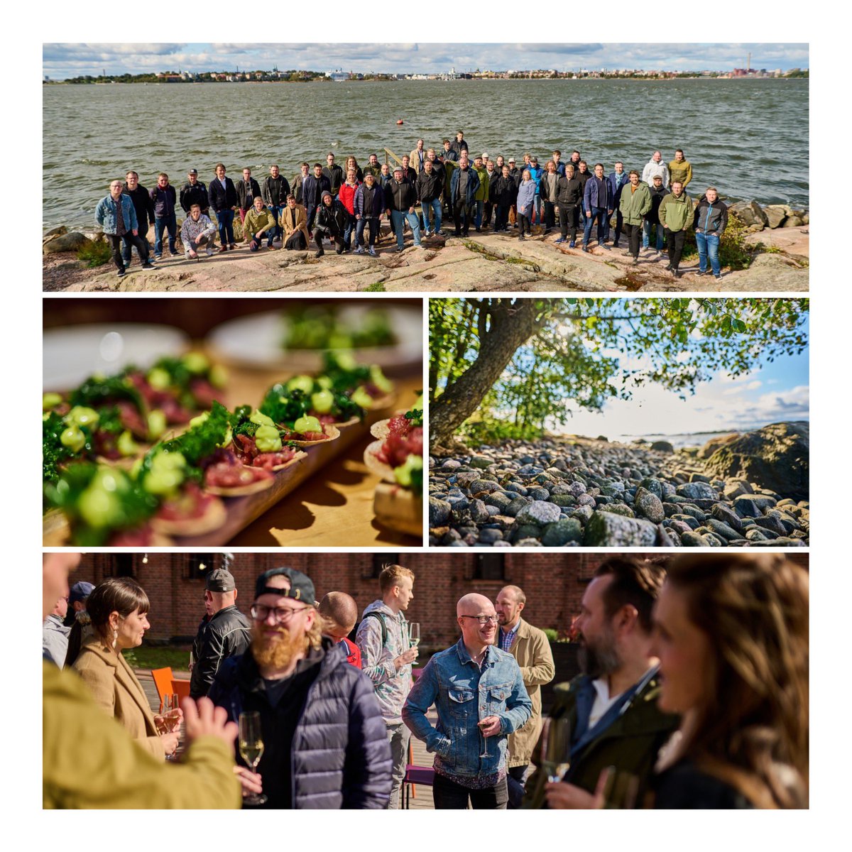 Maailma avautuu pikkuhiljaa ja mekin päästiin turvallisesti viettämään ”kesäjuhlia” nyt syyskuun auringossa, kuinkas muuten kuin aina mainiossa Lonnassa! Samalla tässä huomaa, että meitä kokeneita tekijöitä alkaa olla jo melkoinen joukkue! 🤩