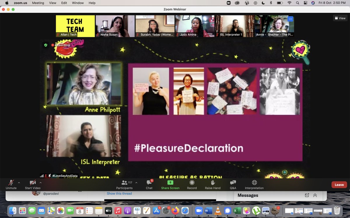 parodevi's tweet photo. Getting the World Association of Sexual Health to include a pleasure declaration has been a major step - Anne Philipott @thepleasureproj #LoveSexAndData https://t.co/cYIBY8VLOG