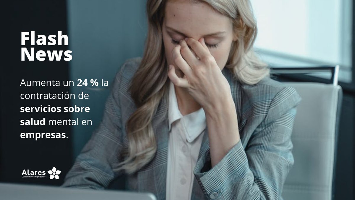 VivofacilGrupo's tweet photo. 📈 La demanda de programas de #Bienestar emocional y #Psicologia online se han disparado un 24 % en 2021.

⁉️ ¿Y tu empresa, cuida de la #SaludMental de los empleados?

🔎 Más info en el #BlogAlares: https://t.co/Lrl7B4Nq9k

#SaludMentalEnMiEmpresa #SaludMentalSinPrejuicios https://t.co/M7fRtIk0E8
