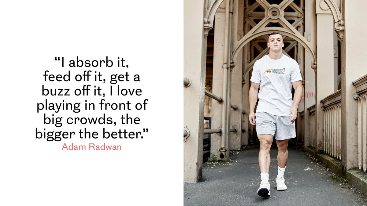 He’s not as fast as his dad, but Adam Radwan, the half-Egyptian wing from a village near Sheepwash, was quick enough to score three tries on his England debut.

Read more from this feature here ➡️ therugbyjournal.com/subscribe

📸 <a href="/RussPhoto87/">Russ Williams Photography</a> 
✏️ <a href="/alexmeadeditor/">Alex Mead</a>