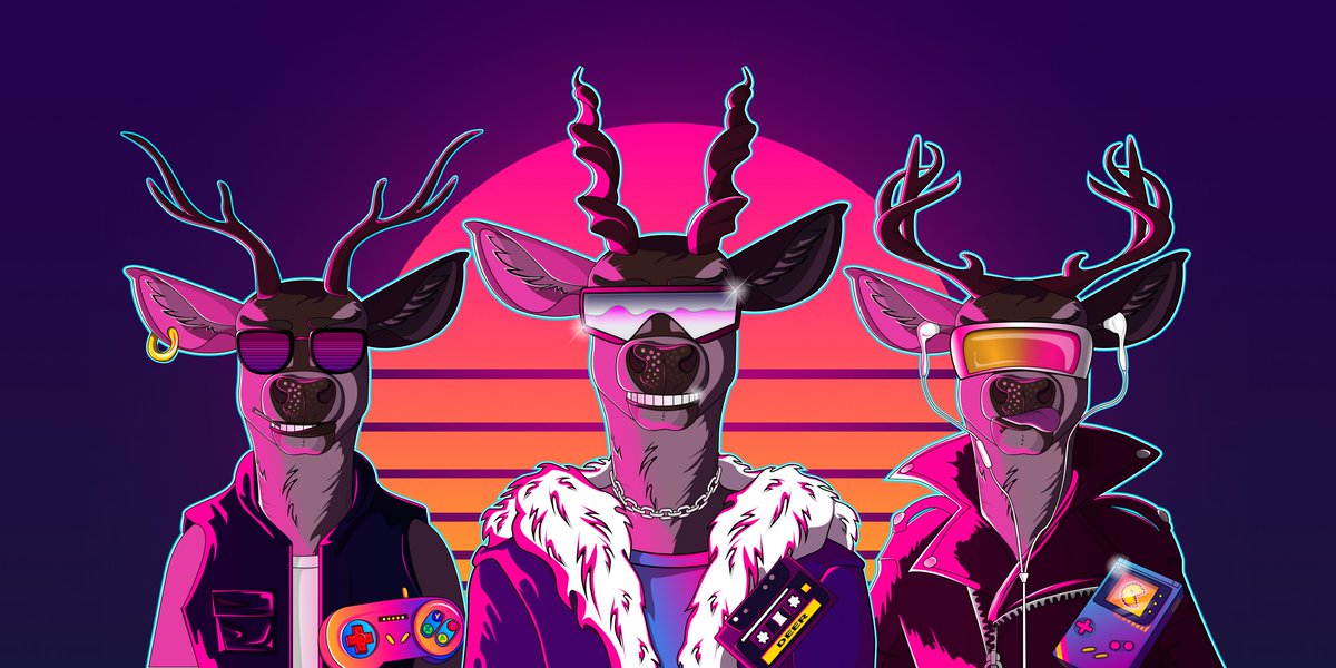 RareHunt's tweet image. Retrowave Deer #NFT @RetrowaveDeer just added on @RareHunt

7,777 unique collectibles with iconic retrowave items

Discord: discord.com/invite/WAeEbEz…
RareHunt: rarehunt.io/collections/re…
