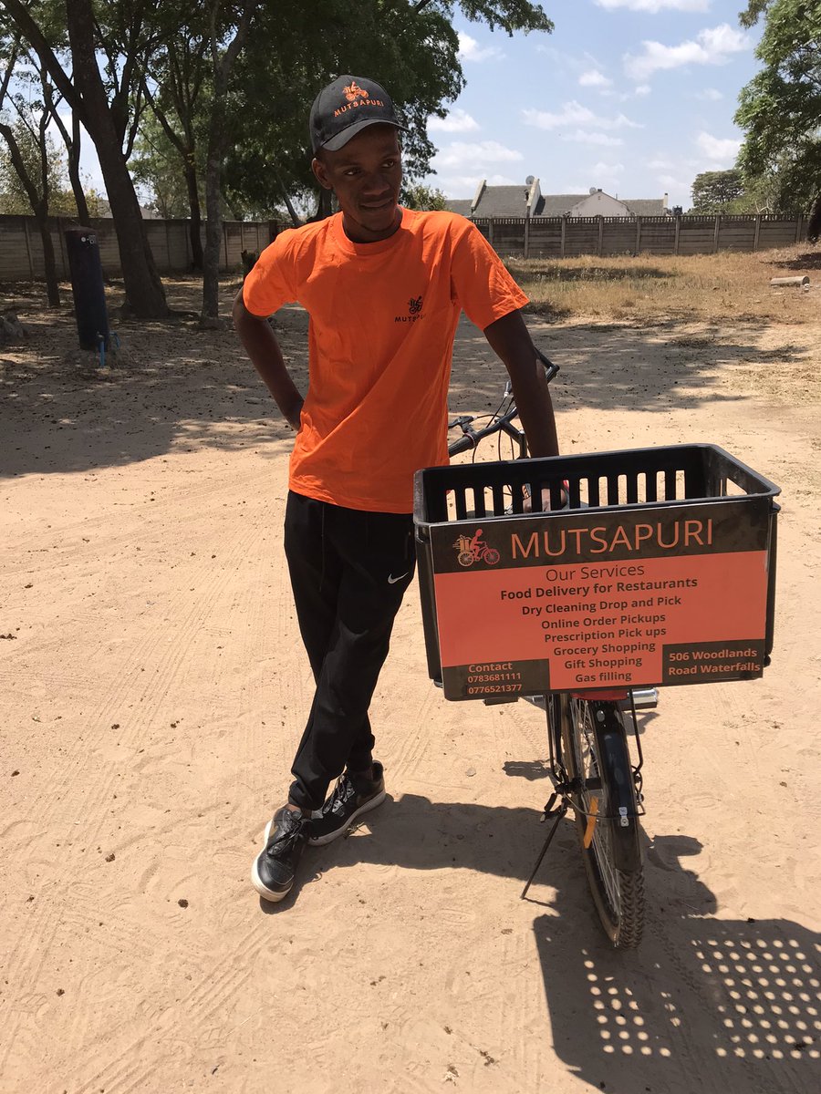 JeoffreyNcube's tweet photo. Hi folks lm happy to announce my new adventure Mutsapuri Delivery Services  . My dream is to create 500 JOBS for the youths by 2023  so help me God. @fortunechasi @nickmangwana @Hon_Kasukuwere @chindewerejm @Techzim @edmnangagwa @Min_of_IC @YetTrust @agendaforyouths https://t.co/oYzzAY24Js