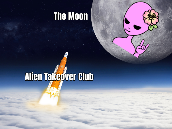 alien_takeover's tweet photo. Landing on the Moon and flying off to Mars the same day🚀👾

#alientakeoverclub https://t.co/AdGkYBbM9V