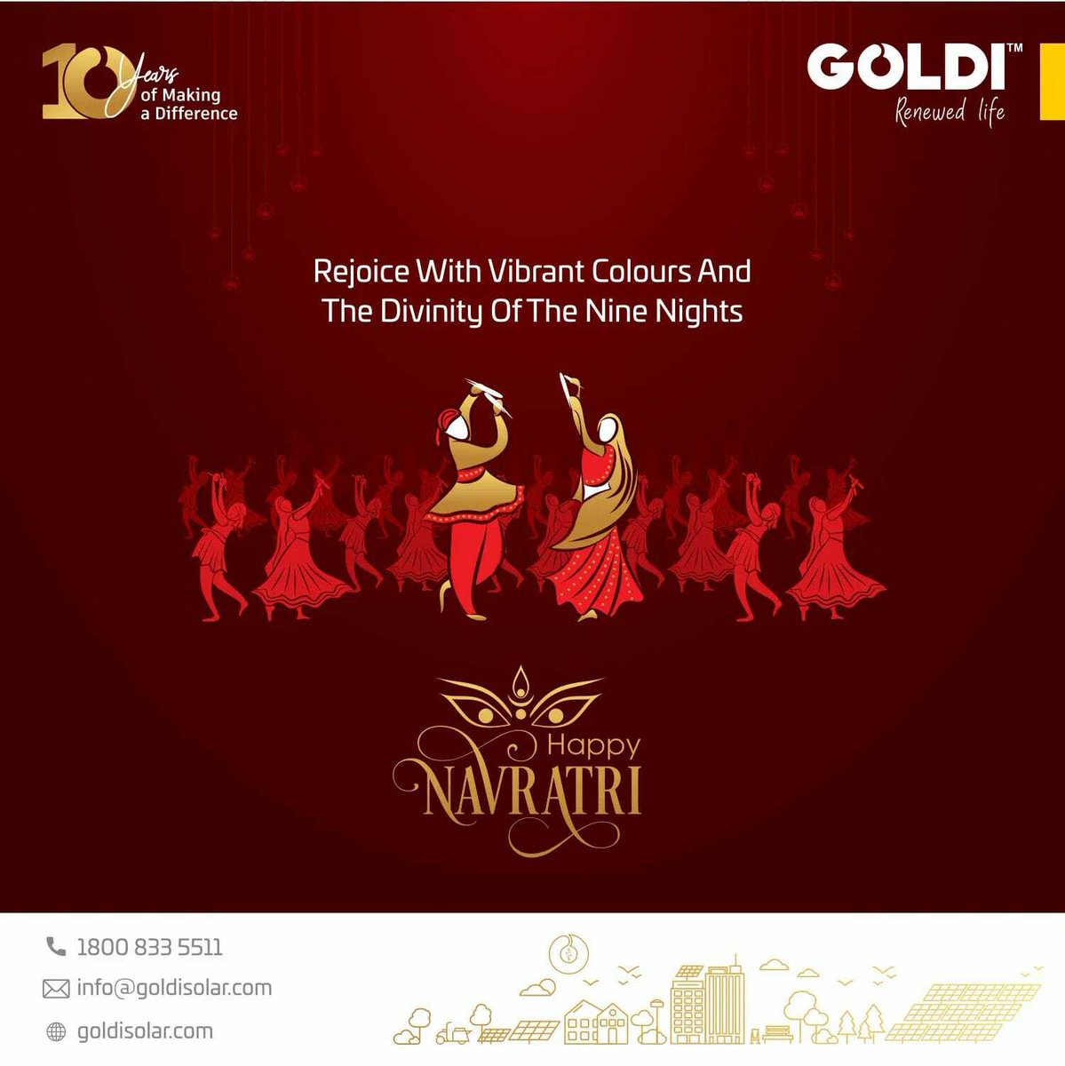 Lieferants's tweet photo. Happy Navratri!!
#solar #lieferant #goldi https://t.co/EwNe7fb7o8