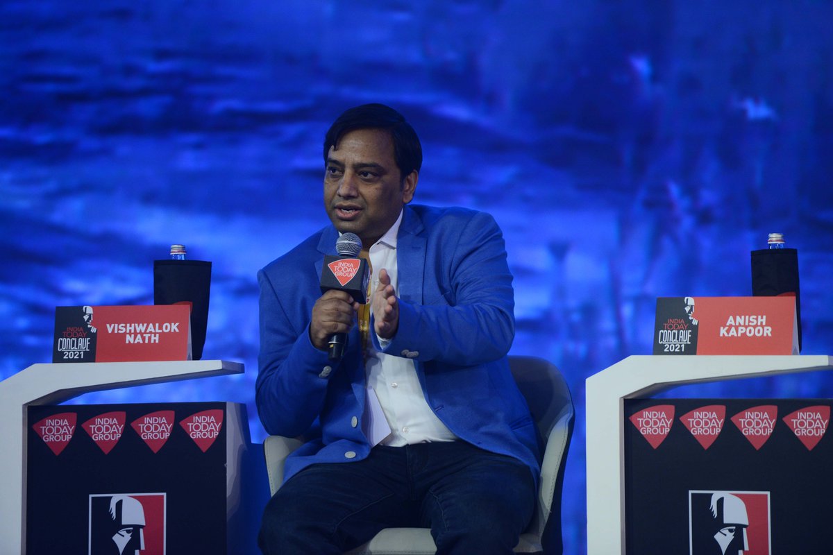 business_today's tweet photo. Glimpses of the session “King Kong: The multi-billion-dollar world of gaming. And why India is still playing catch-up” at the India Today Conclave 2021. | #ABetterNormal @aayush_a6    
Photo Credits - Chandradeep Kumar, Rajwant Rawat and Yasir Iqbal. https://t.co/yLtgd4oG8e